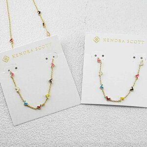 Kendra Scott Enamel Necklace & Bracelet